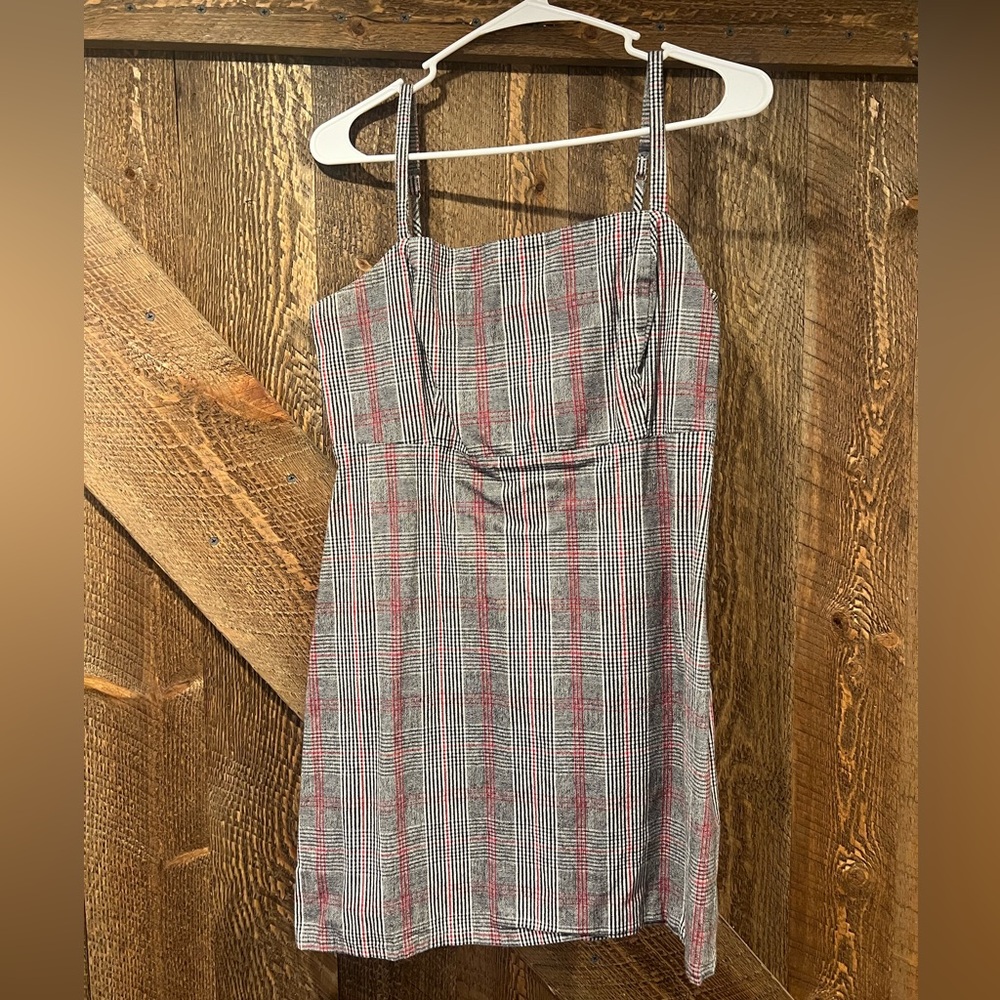 Hollister Plaid Pencil Dress
